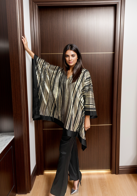 BLING KAFTAAN TOP AND PANTS