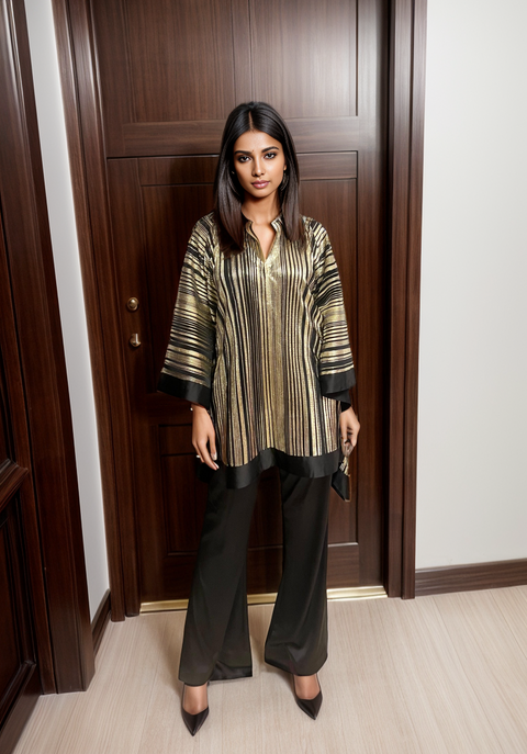 BLING KAFTAAN TOP AND PANTS